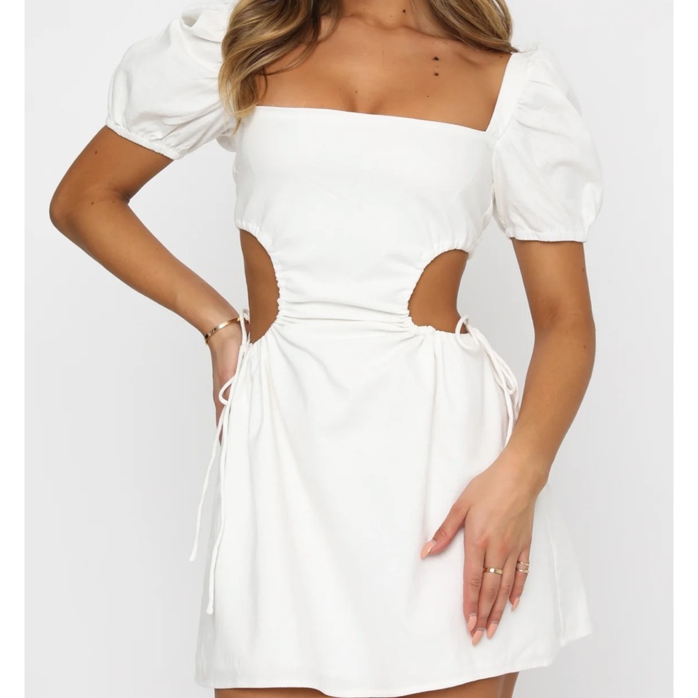 Penelope Mini Dress White